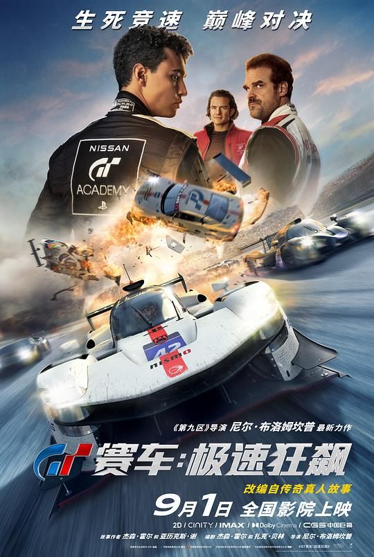 【百度网盘】GT赛车：极速狂飙 2023 | 1080p 主演：大卫·哈伯 / 奥兰多·布鲁姆 剧情 动作 冒险 运动 内封中字  第1张